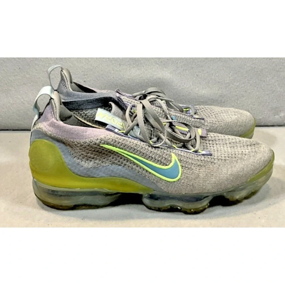 Nike Air Vapormax 2020 Grey Light Liquid Lime Men's Size 10.5 DH4084-003